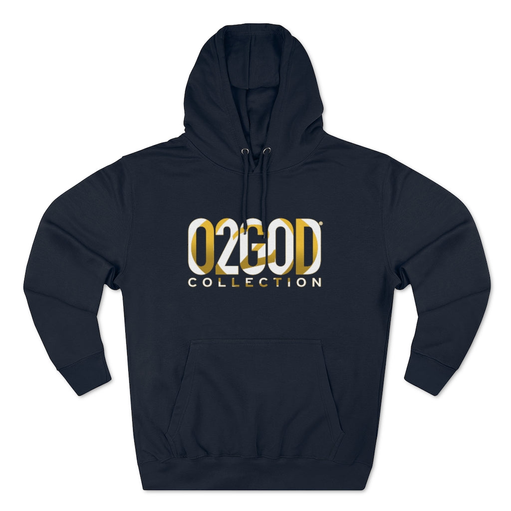 O2GOD O2 Fill Premium Pullover Hoodie navy