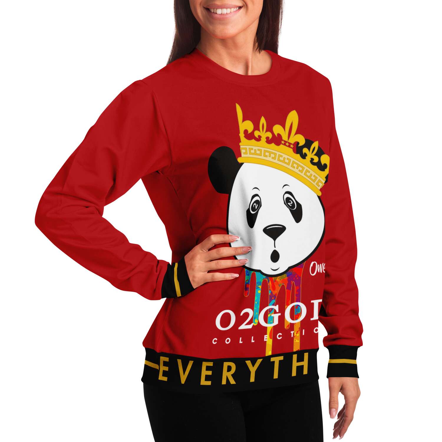 King Panda Drip Sweatshirt