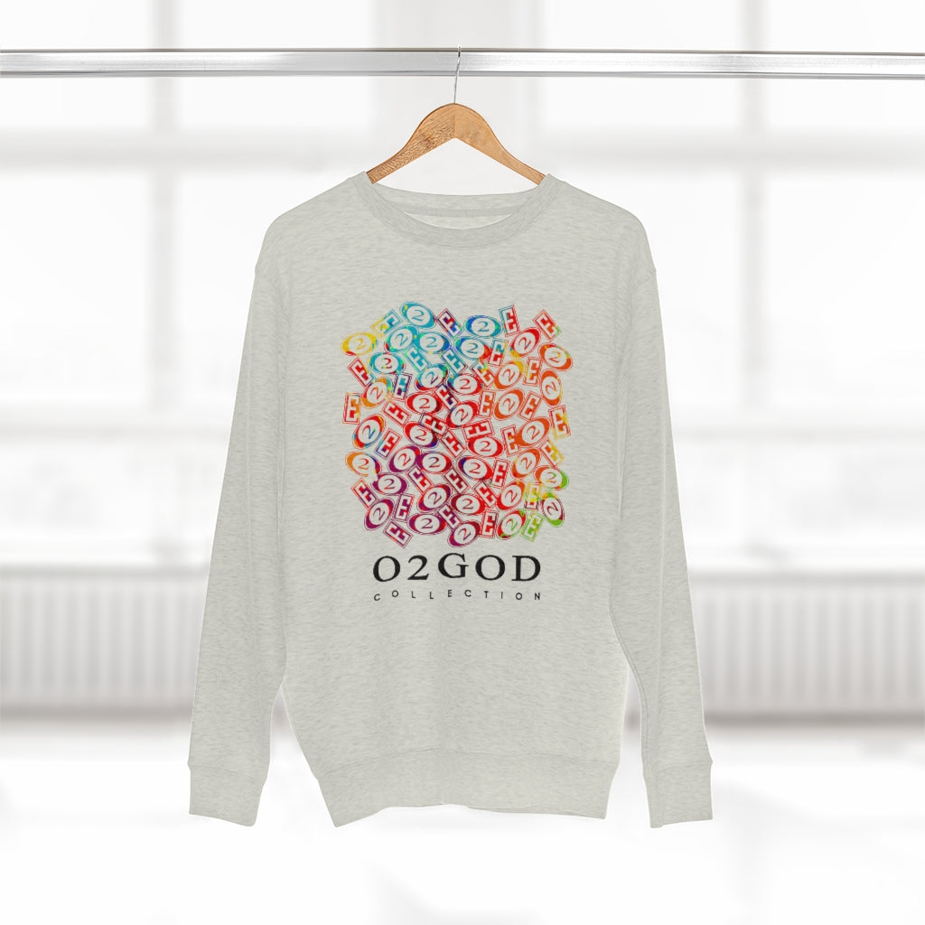 Multi-Color O2/E Unisex Premium Crewneck Sweatshirt