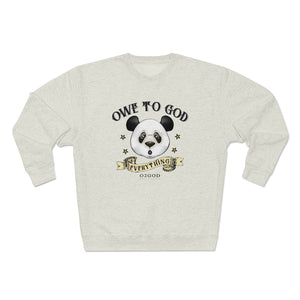 Panda Ribbon Premium Crewneck Sweatshirt