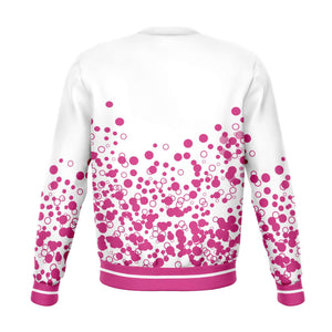 O2GOD Pink Dots Sweatshirts White