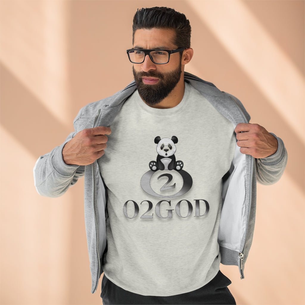 Panda O2GOD Fade Premium Crewneck Sweatshirt