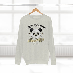 Panda Ribbon Premium Crewneck Sweatshirt