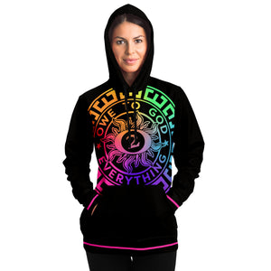 Large OWE TO O2GOD Colorful  Hoodie