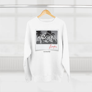 O2GOD Polaroid Palm Unisex Premium Crewneck Sweatshirt