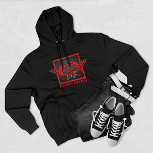 Red O2 Wings Square Premium Pullover Hoodie