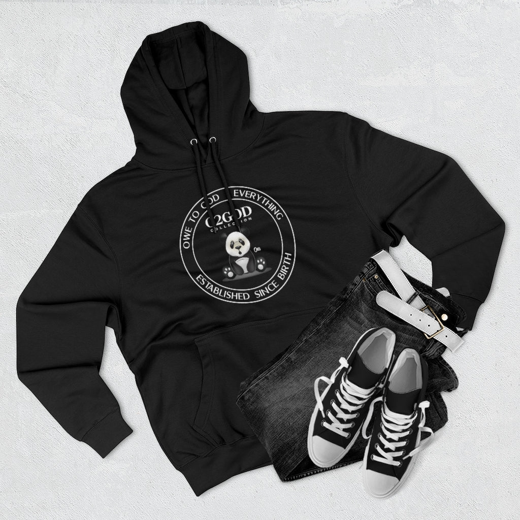 O2GOD Panda SEAL Premium Pullover Hoodie