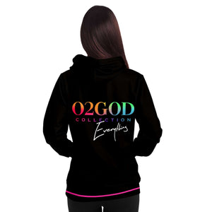 Large OWE TO O2GOD Colorful  Hoodie