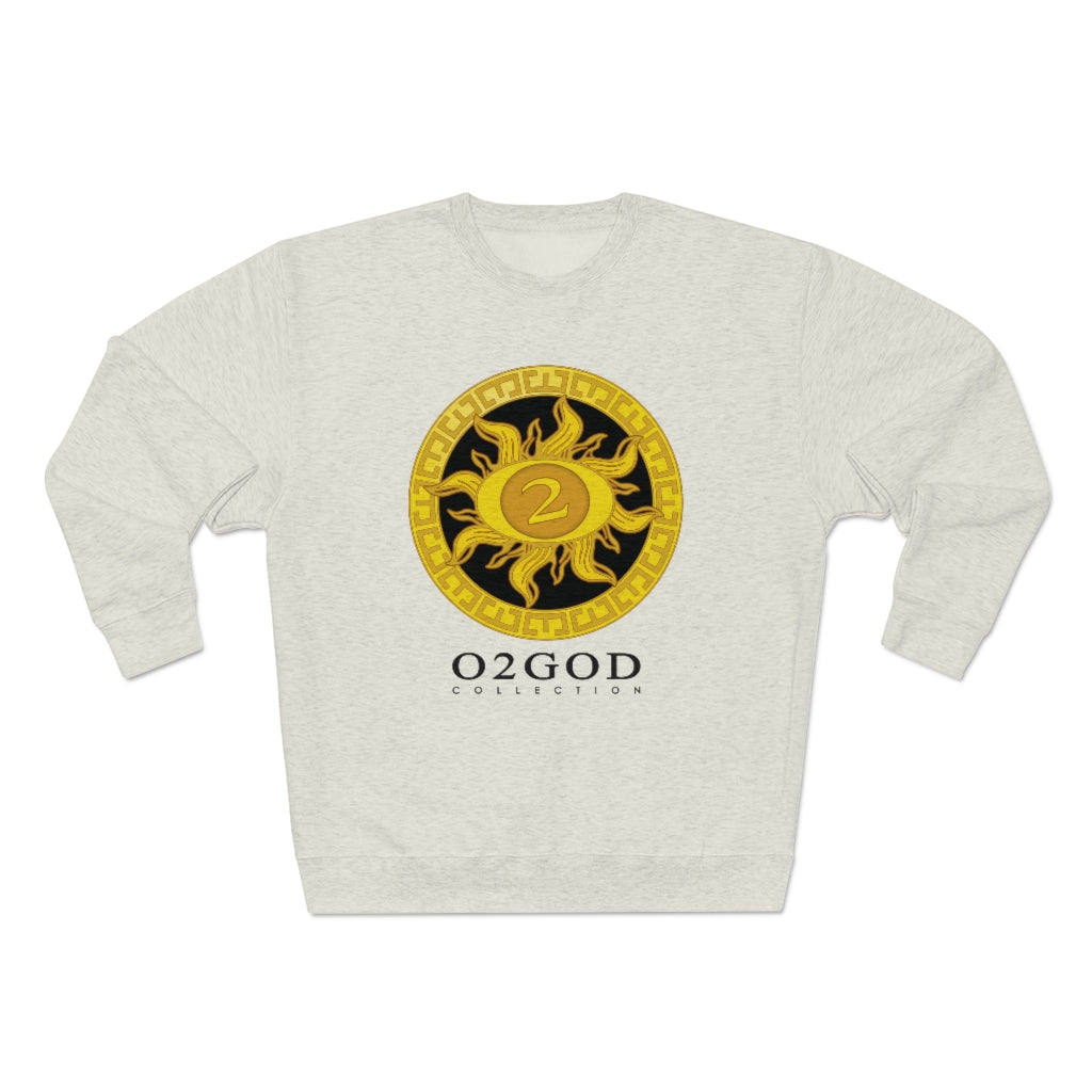 Black & Gold Crest Premium Crewneck Sweatshirt