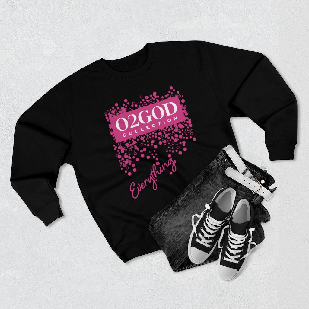 PINK O2GOD Block Premium Crewneck Sweatshirt