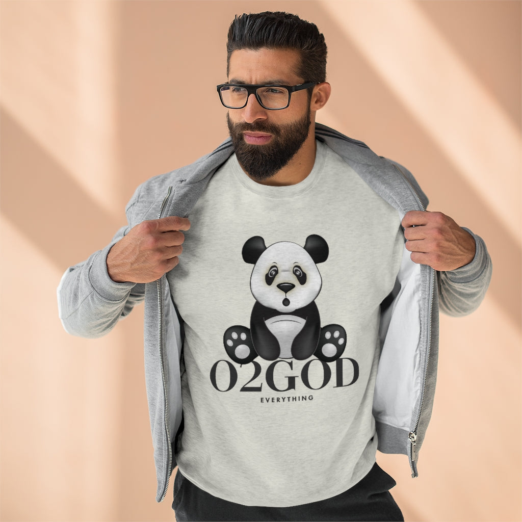 Panda O2GOD Premium Crewneck Sweatshirt