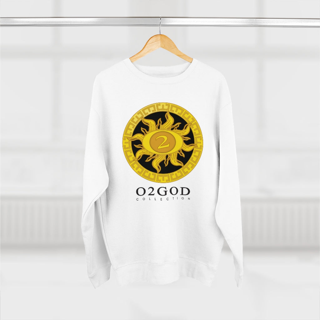 Black & Gold Crest Premium Crewneck Sweatshirt