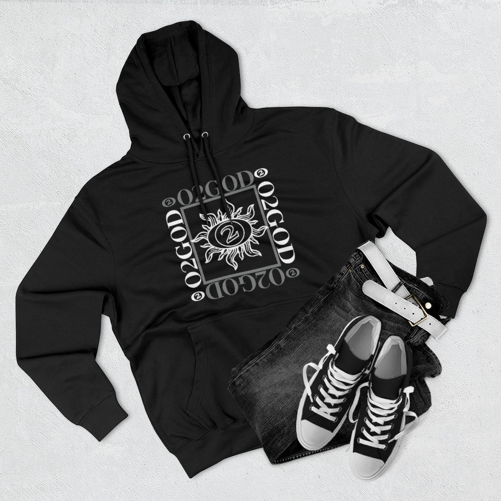 O2GOD SUN Square Premium Pullover Hoodie