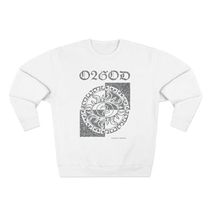 O2GOD Crest Texture Block Premium Crewneck Sweatshirt