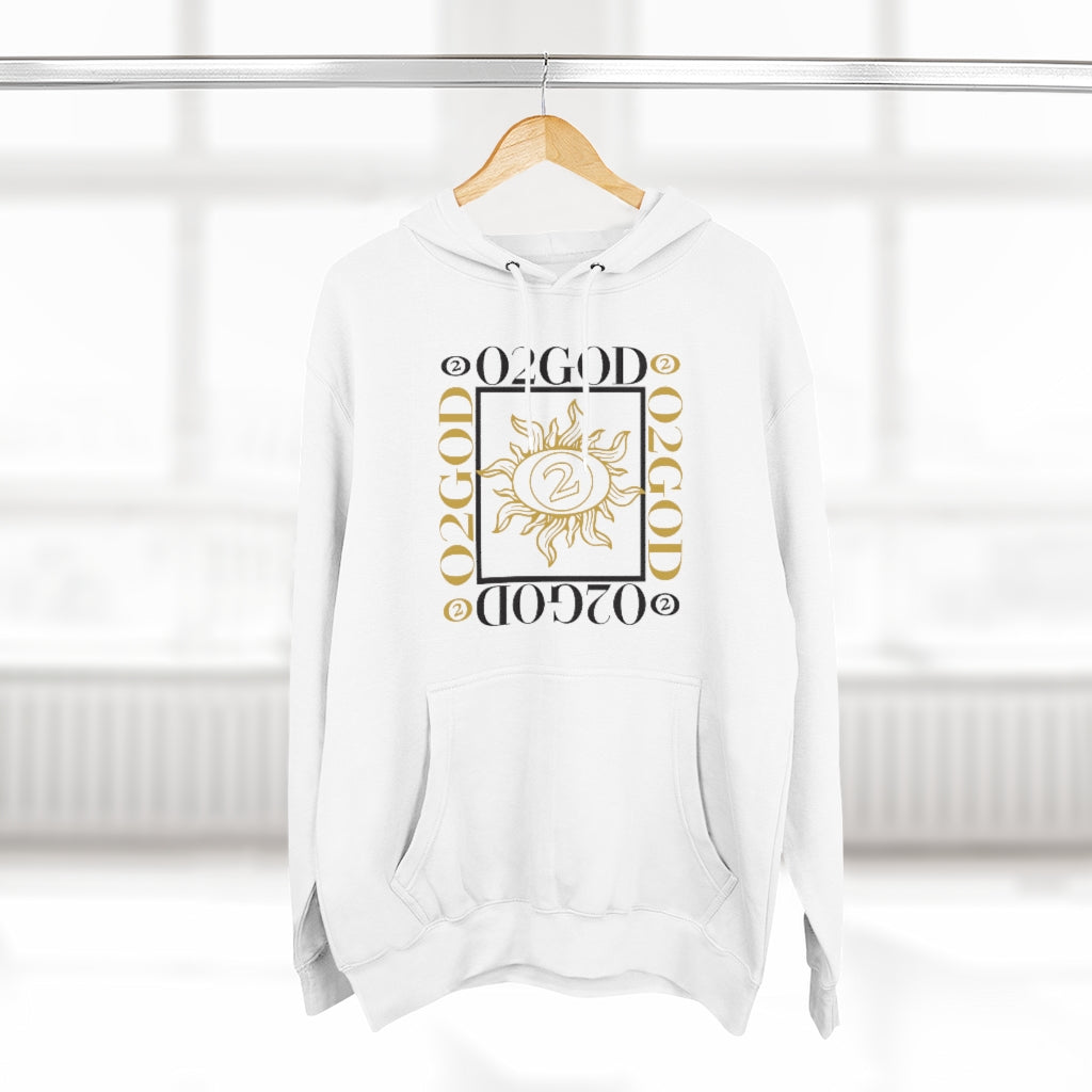 O2GOD SUN Square Premium Pullover Hoodie