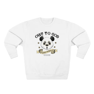 Panda Ribbon Premium Crewneck Sweatshirt