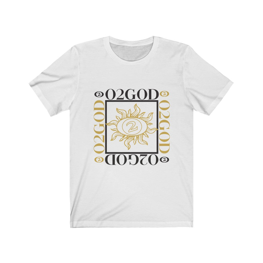 O2GOD SQUARE GOLD Jersey Short Sleeve Tee