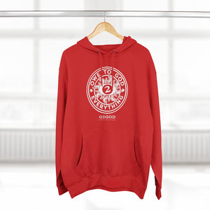 Owe To God Circle Premium Pullover Hoodie