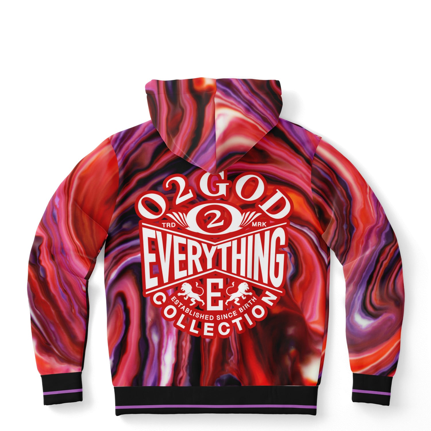 Colorful Swirl O2GOD Hoodie