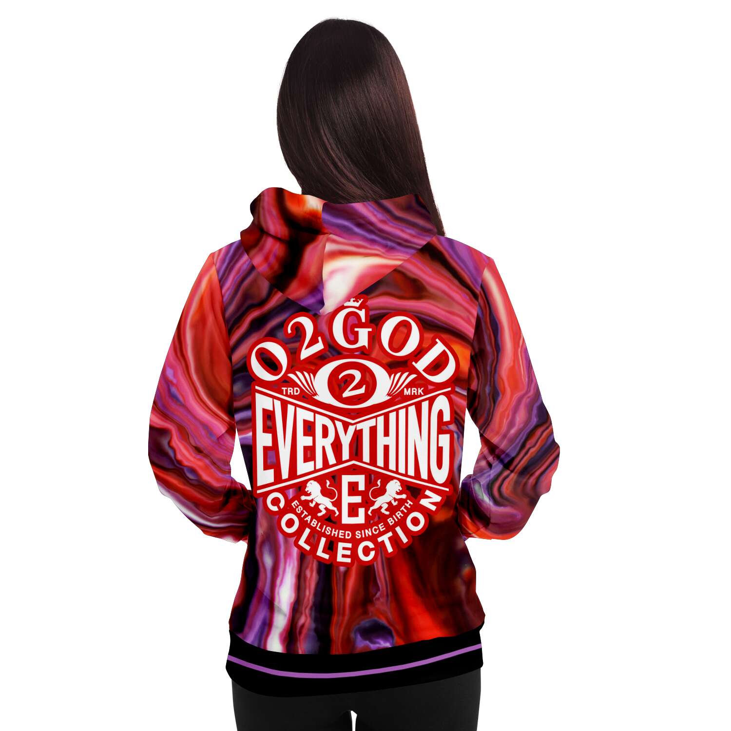 Colorful Swirl O2GOD Hoodie