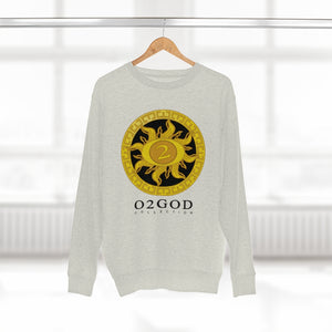 Black & Gold Crest Premium Crewneck Sweatshirt