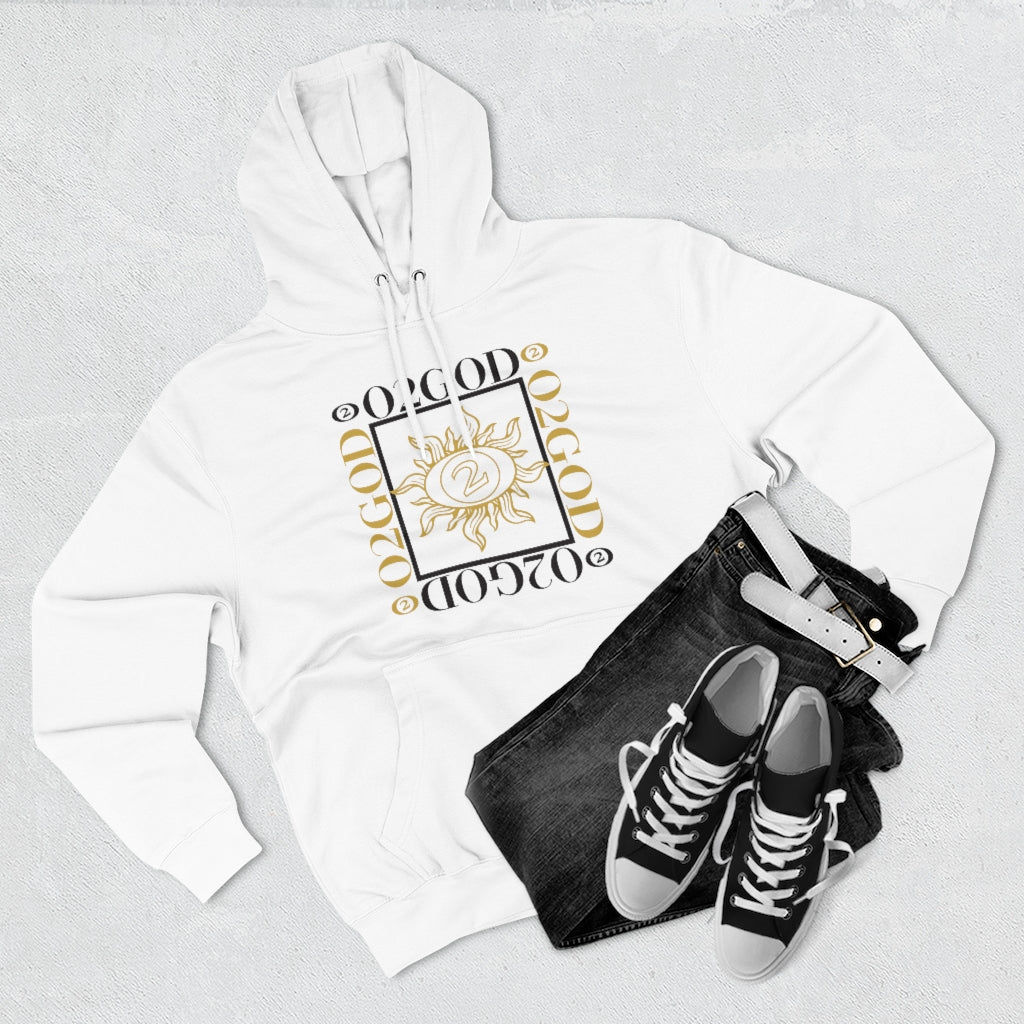 O2GOD SUN Square Premium Pullover Hoodie