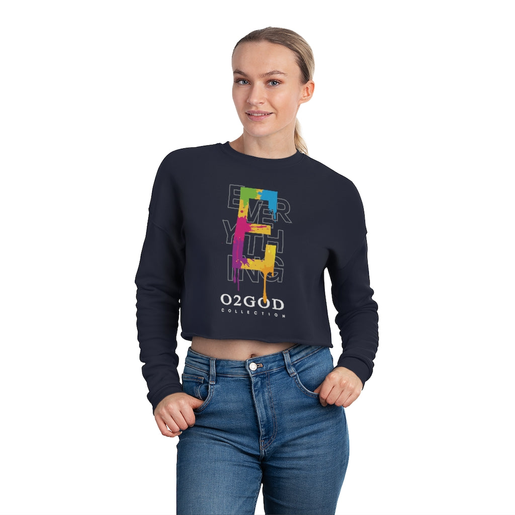 E Everything Drip Women's Cropped Sweatshirt