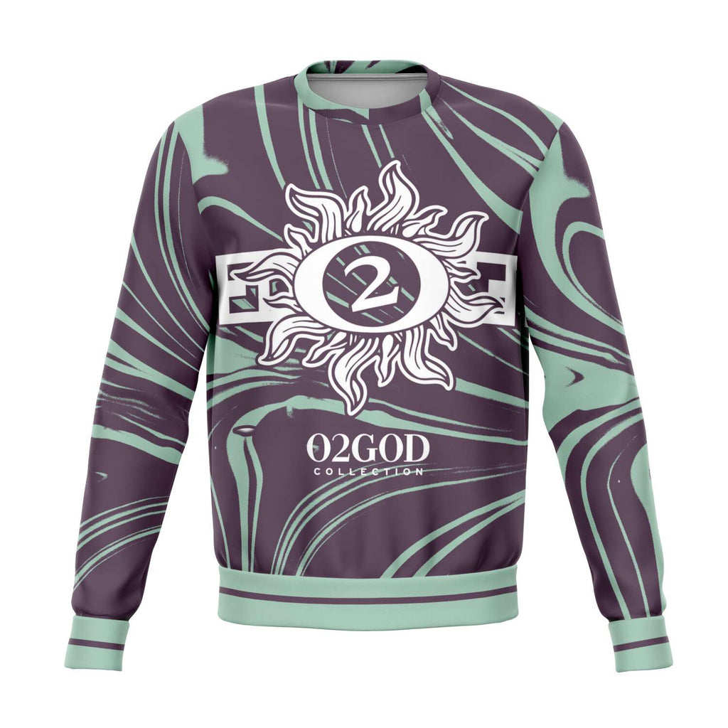 O2GOD Swirl O2 Sunburst Sweatshirt