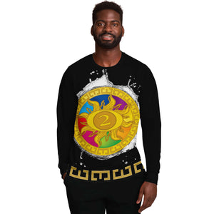 O2GOD Splash Multi-Color Crest Sweatshirt