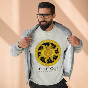 Black & Gold Crest Premium Crewneck Sweatshirt