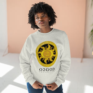 Black & Gold Crest Premium Crewneck Sweatshirt