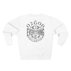 O2GOD BW Baby Angel Premium Crewneck Sweatshirt