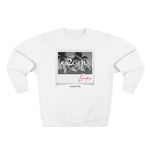 O2GOD Polaroid Palm Unisex Premium Crewneck Sweatshirt