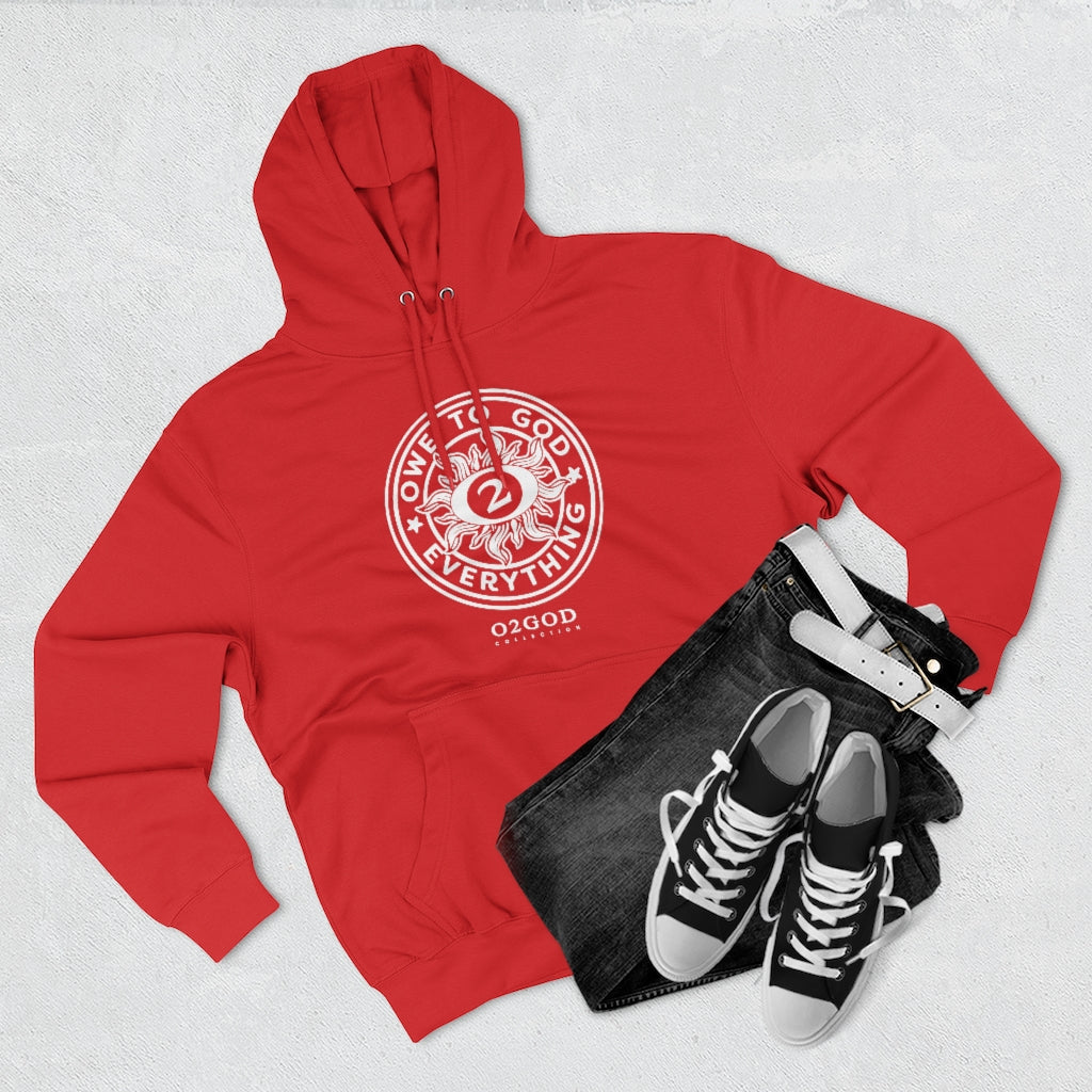 Owe To God Circle Premium Pullover Hoodie