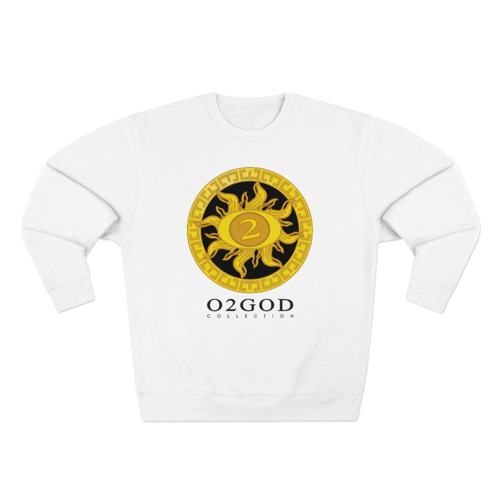 Black & Gold Crest Premium Crewneck Sweatshirt