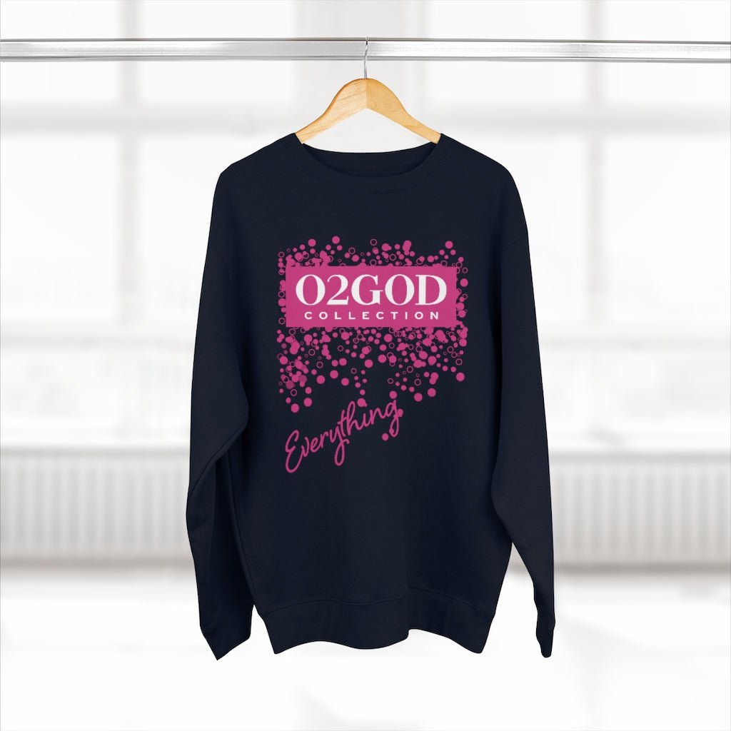 PINK O2GOD Block Premium Crewneck Sweatshirt