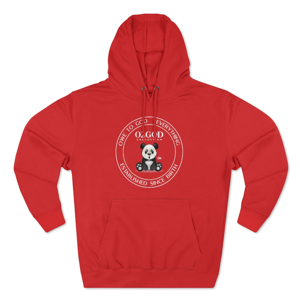 O2GOD Panda SEAL Premium Pullover Hoodie