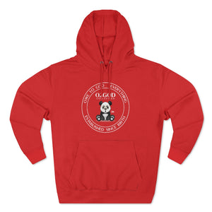 O2GOD Panda SEAL Premium Pullover Hoodie