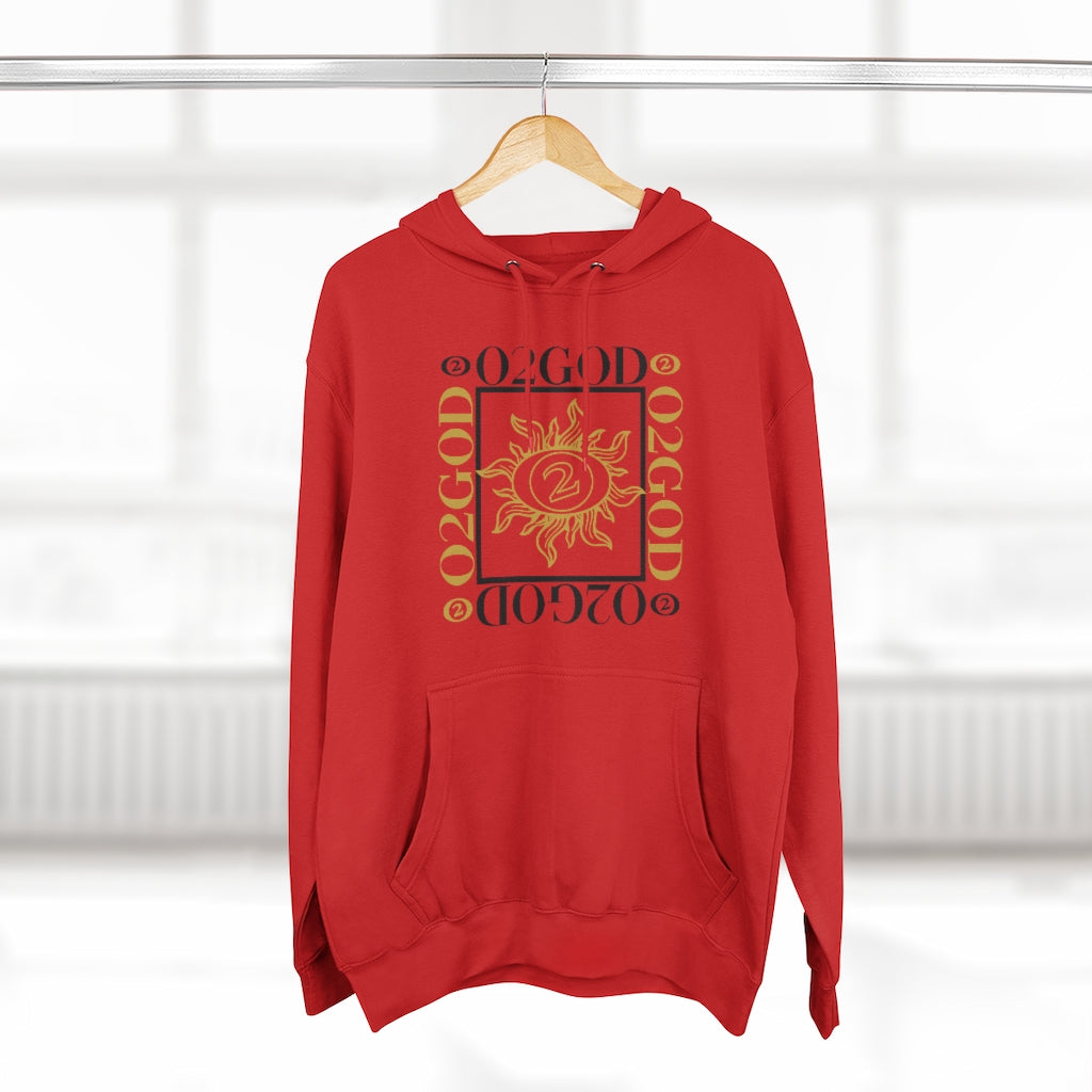 O2GOD SUN Square Premium Pullover Hoodie