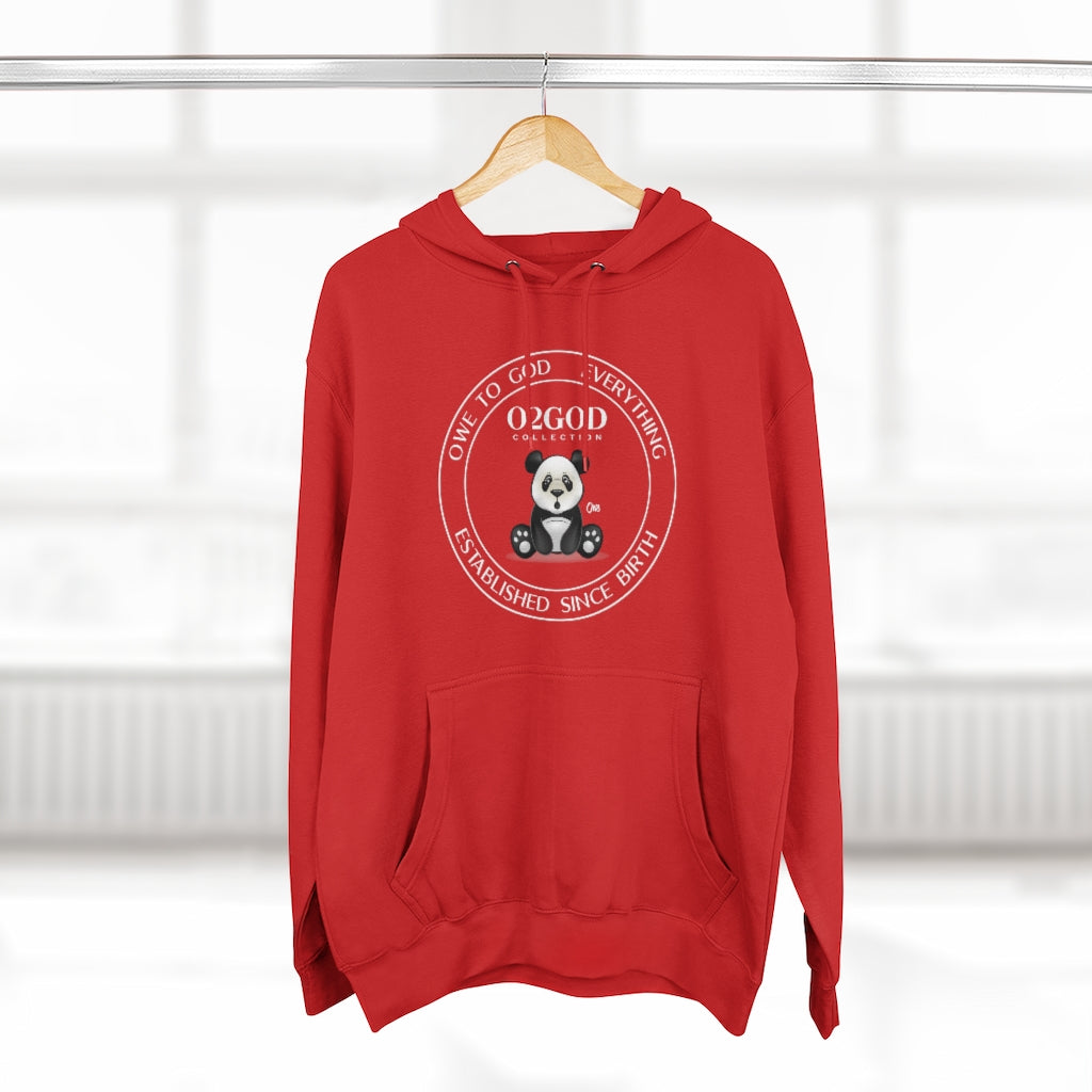 O2GOD Panda SEAL Premium Pullover Hoodie