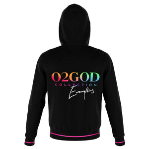 Large OWE TO O2GOD Colorful  Hoodie