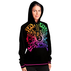 Large OWE TO O2GOD Colorful  Hoodie