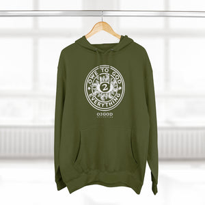 Owe To God Circle Premium Pullover Hoodie