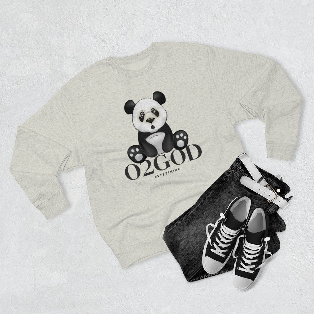 Panda O2GOD Premium Crewneck Sweatshirt