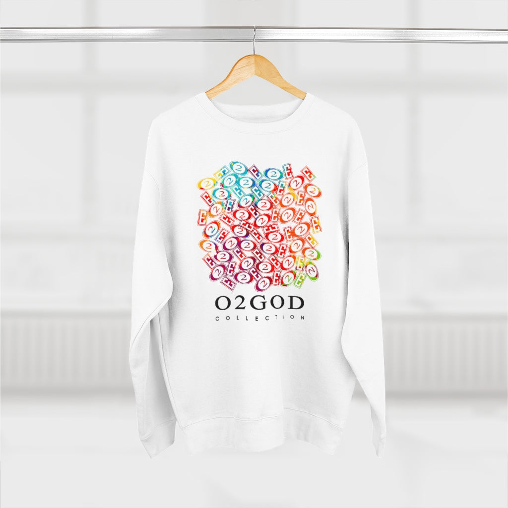 Multi-Color O2/E Unisex Premium Crewneck Sweatshirt